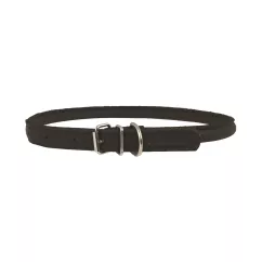 Нашийник Collar шкіряний круглий «Soft» (Софт) 20-25 см / 8 мм (чорний) (С22311)