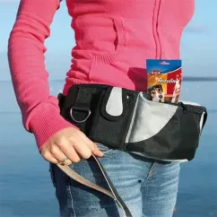 Пояс с сумками Trixie "Baggy Belt" 62-125 см (черная) (3237)