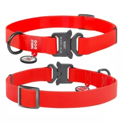 Нашийник Collar WAUDOG Waterproof 24-40 см/20 мм (червоний) (C27933)