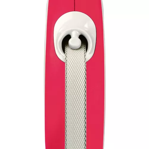 Flexi New Comfort Повідець-рулетка для собак зі стрічкою М 5м/25 кг червона (FL 043622) - фото №2