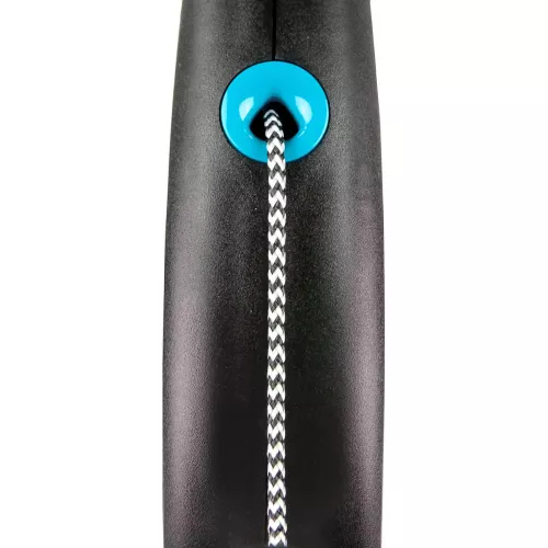 Flexi Black Design Поводок-рулетка для собак с тросом M 5м/20 кг синяя (FL 033432) - фото №2