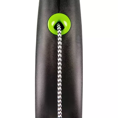 Flexi Black Design Поводок-рулетка для собак с тросом M 5м/20 кг зеленая (FL 033425) - фото №2