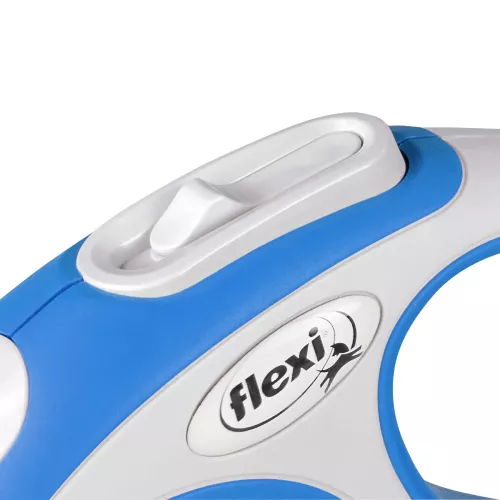 Flexi New Comfort Повідець-рулетка для собак з тросом XS 3 м/8 кг синя (FL 042731) - фото №3
