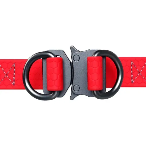 Collar WAUDOG Waterproof Шлейка для собак 50-80 см/20 мм червоний (C27653) - фото №3
