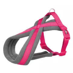 Trixie Premium Шлейка-восьмерка для собак с неопреновой подкладкой XS-S 30-55 см/15 мм розовая (2036