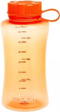 Бутылка для воды Summit Pursuit Wide Neck оранжевая 1 л (696005O)