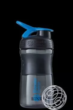 Шейкер BlenderBottle SportMixer с шариком 590 мл Черно-синий (SportMixer 20oz черно-синий)