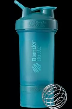 Шейкер BlenderBottle ProStak з кулькою 650 мл Блакитний (PS 22oz Teal)