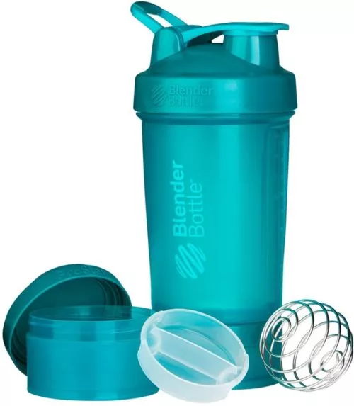 Шейкер BlenderBottle ProStak з кулькою 650 мл Блакитний (PS 22oz Teal) - фото №2