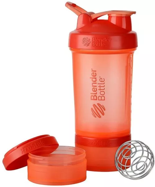 Шейкер BlenderBottle ProStak з кулькою 650 мл Кораловий (PS 22oz Coral) - фото №2