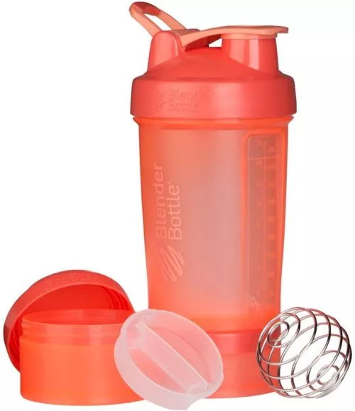 Шейкер BlenderBottle ProStak з кулькою 650 мл Кораловий (PS 22oz Coral) - фото №3