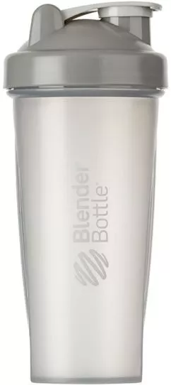 Шейкер BlenderBottle Classic с шариком 820 мл Серый (Classic 28oz Grey)