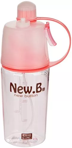 Бутылка для воды Mindo New B 400 мл Розовая (md8014-p)