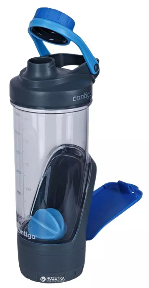 Шейкер Contigo Kangaroo Shake&Go Fit 720 мл Blue (1000-0766) - фото №2