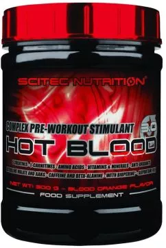 Предтренировочний комплекс Scitec Nutrition Hot Blood 3.0 300 g /15 servings/ Blood Orange 300 г (SCN1466)