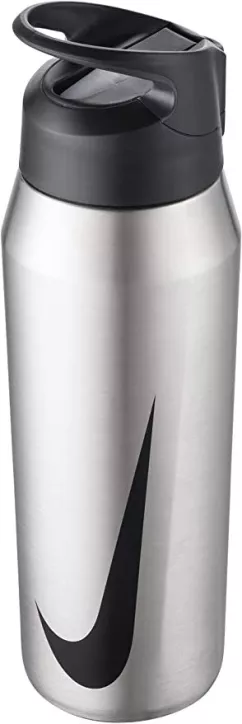 Пляшка для води Nike SS Hypercharge Straw Bottle 32 Oz 946 мл Срібляста (887791322883)