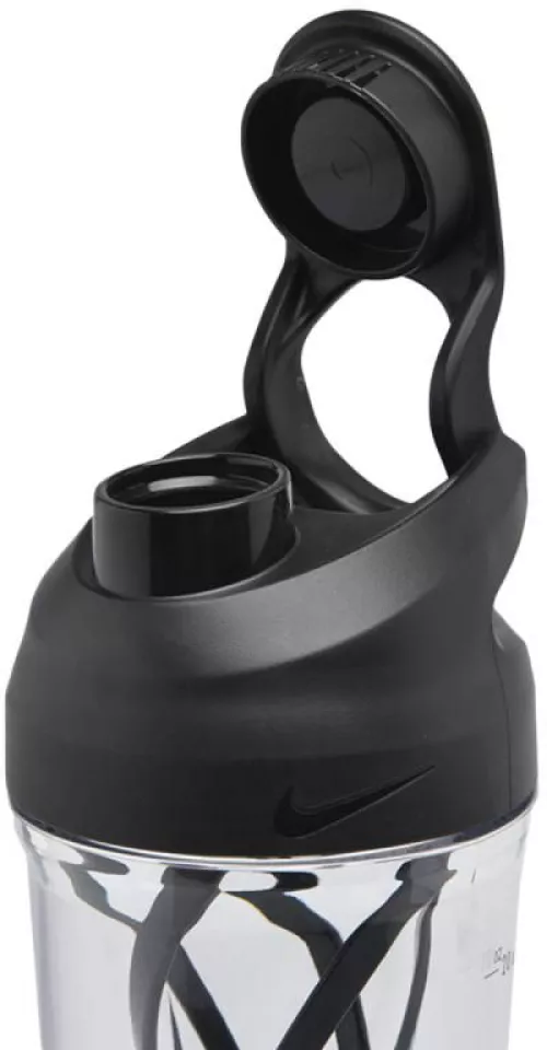 Бутылка для воды и коктейлей Nike TR Hypercharge Shaker Bottle 24 Oz 709 мл Прозрачная (887791110671) - фото №2