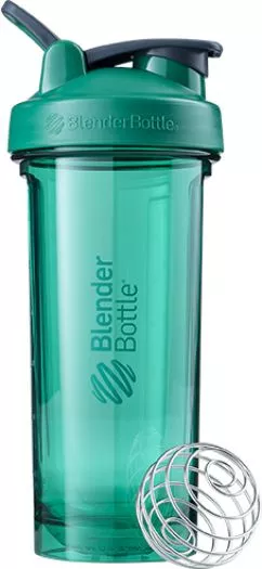 Спортивная бутылка-шейкер BlenderBottle Pro28 Tritan с шариком 820 мл Зеленая (Pro28 Green)