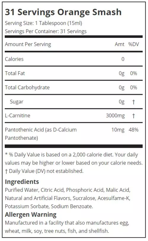 Жироспалювач Ronnie Coleman L-Carnitine-XS Liquid 465 мл Blue razz (855231007010) - фото №2