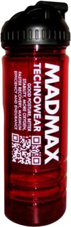 Спортивная Бутылка для води MadMax Dangerous game MFA-850 800 мл Красная (8591325000636)