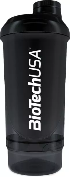 Шейкер Biotech Wave+ Compact shaker 500 мл + 150 мл Чорна пантера (5999076220694)