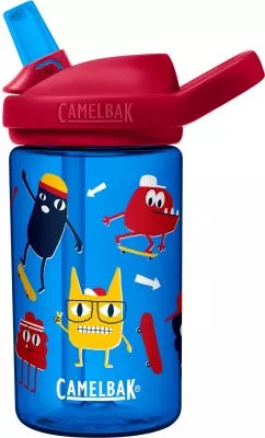 Бутылка для воды CamelBak 2282402040 eddy+ Kids Kids 14 oz Skate Monsters 0.4 л (886798024707)