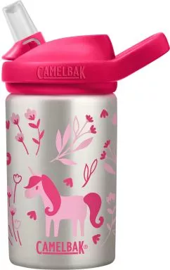 Бутылка для воды CamelBak 2305104040 eddy+ Kids Kids 14 oz SST Unicorn & Blooms 0.4 л (886798025049)