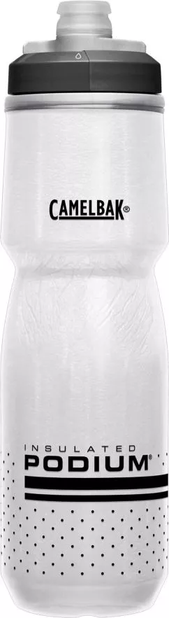 Спортивна Пляшка для води CamelBak 1873101071 Podium Chill Chill 24 oz White/Black 0.71 л (886798014913)