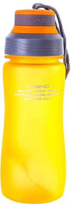 Бутылка для воды Casno KXN-1116 600 мл Оранжевая (KXN-1116_Orange)