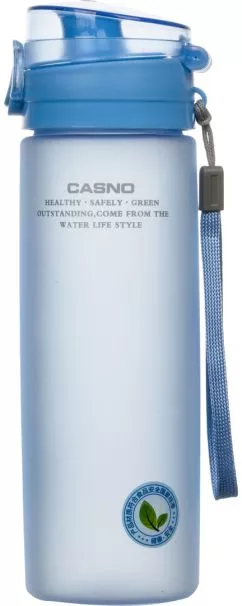 Бутылка для воды Casno KXN-1157 650 мл Голубая (KXN-1157_Blue)