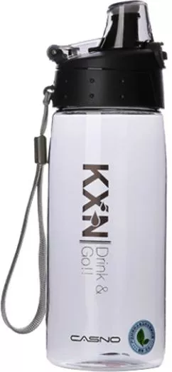Бутылка для воды Casno KXN-1179 580 мл Серая (KXN-1179_Grey)