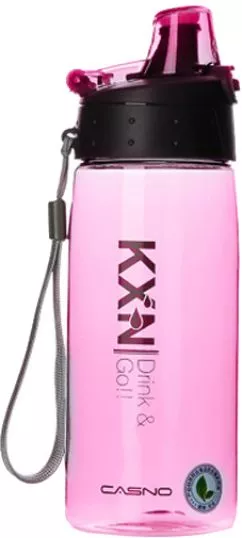 Бутылка для воды Casno KXN-1179 580 мл Розовая (KXN-1179_Pink)