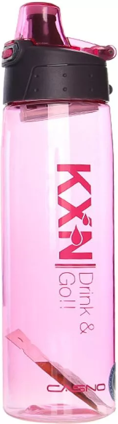 Бутылка для воды Casno KXN-1180 780 мл Розовая (KXN-1180_Pink)