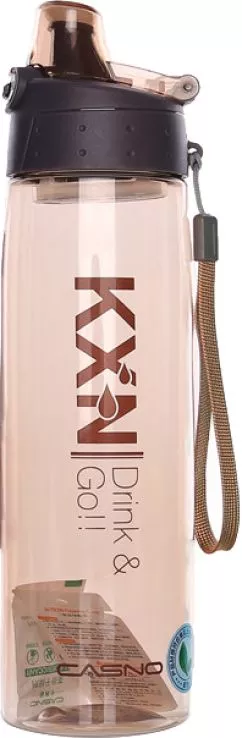 Бутылка для воды Casno KXN-1180 780 мл Коричневая (KXN-1180_Brown)