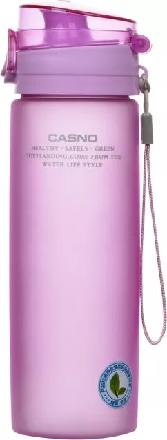 Бутылка для воды Casno KXN-1157 Tritan 650 мл Фиолетовая (KXN-1157_Purple_Tritan)