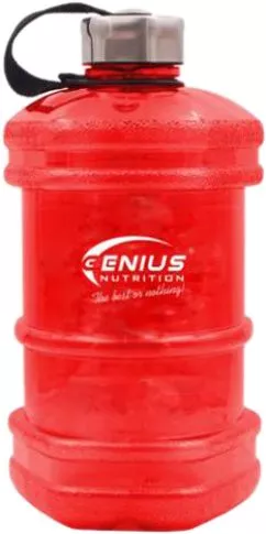 Бутель спортивний Genius Nutrition Gallon Water 2200 мл Червоний (GNA005)