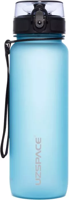 Пляшка для води Uzspace 800 мл Спокійно-блакитний (3053_блак)