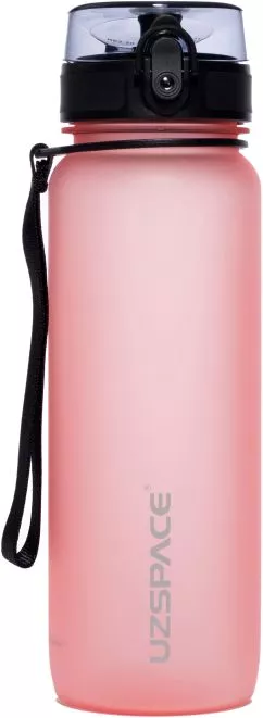 Пляшка для води Uzspace 800 мл Коралово-рожева (3053_кор)