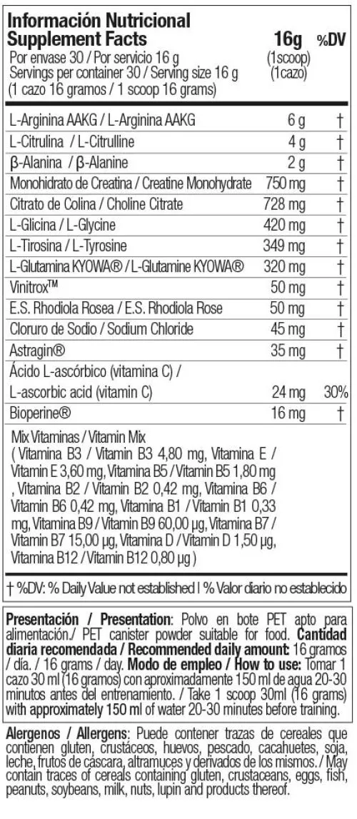 Передтренувальний комплекс Zoomad Labs ZERO Moonstruck Pre-workout 480 г вишня (8436551611327) - фото №3