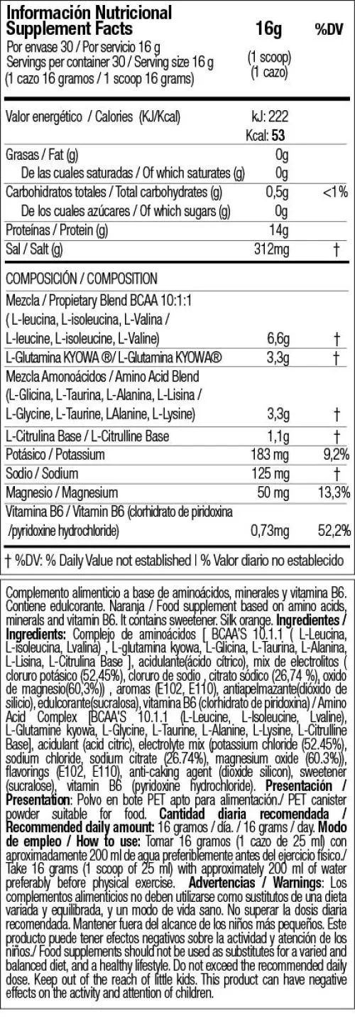 Амінокислота Zoomad Labs Caretaker BCAA 480 г Тропік (8436551610665) - фото №3