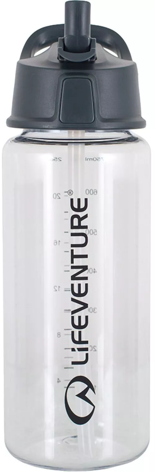 Бутылка для води Lifeventure Flip-Top Bottle 0.75 л Clear (74281-CL) - фото №2