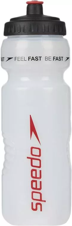 Бутылка для воды Speedo Water Bottle 800 мл White/Red (5053744169484)