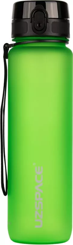 Пляшка для води Uzspace 3038 Frosted 1000 мл Свіжо-зелена (6955482379721)