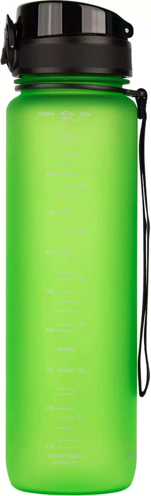 Пляшка для води Uzspace 3038 Frosted 1000 мл Свіжо-зелена (6955482379721) - фото №2