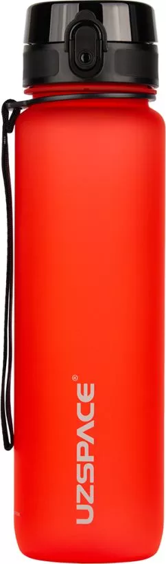 Бутылка для воды Uzspace 3038 Frosted 1000 мл Красная (6955482379738)