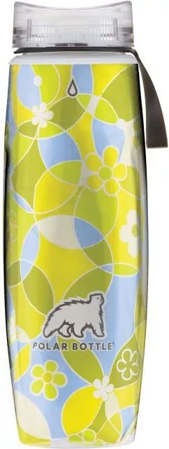 Бутылка Polar Bottle Ergo Graphic Circles&Flowers 650 мл Разноцветный (IB22GRCF)