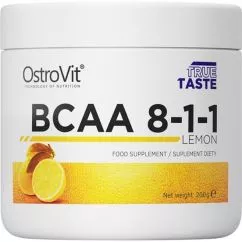 Амінокислота ВСАА OstroVit BCAA 8-1-1 200 г Лимон (5902232610192)