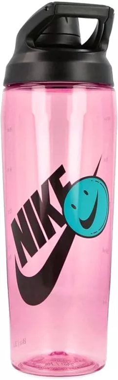Бутылка для воды Nike TR Hypercharge Chug Bottle 24OZ 709 мл Розовая с черным (N.100.1936.619.24) (887791412539)