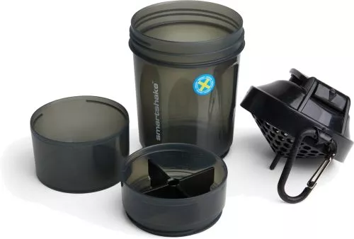 Шейкер спортивный SmartShake Original2GO 600 мл Black (10560802) - фото №2