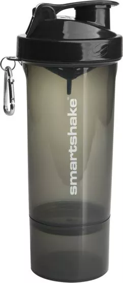Шейкер спортивний SmartShake Slim 500 мл Black (10253001)